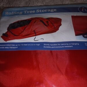 Red Rolling Tree Storage